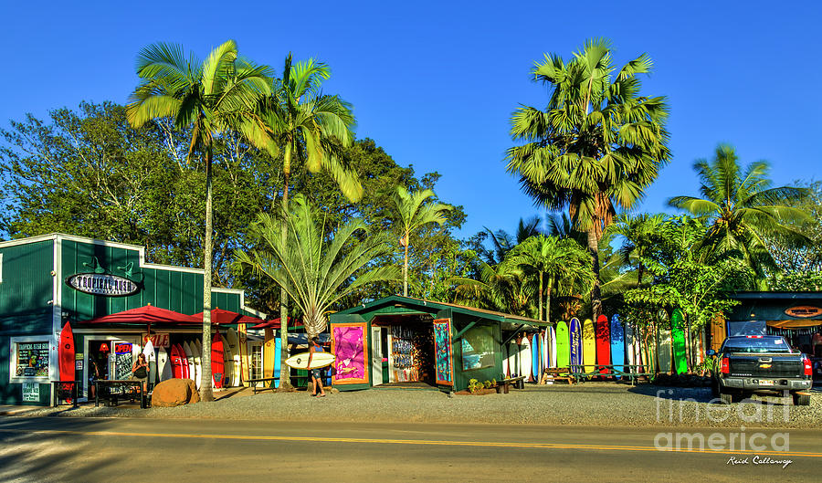 Tropical Rush Tourist Magnet North Shore Haleiwa Hawaii Collection Art Photograph by Reid Callaway