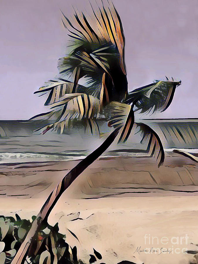 Tropical Seascape Digital Art A7717  Digital Art by Mas Art Studio
