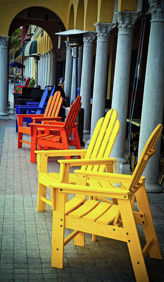Tropical Seating Photograph by Lynn Bauer