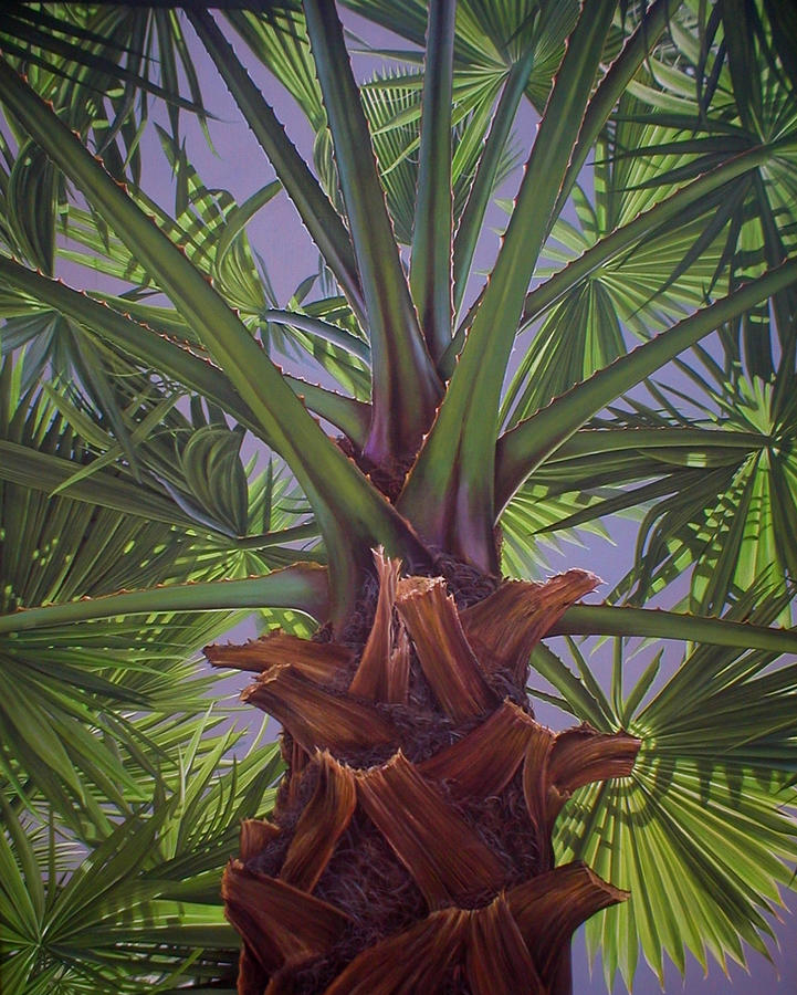 Nature Painting - Tropical shadows by Laine Garrido