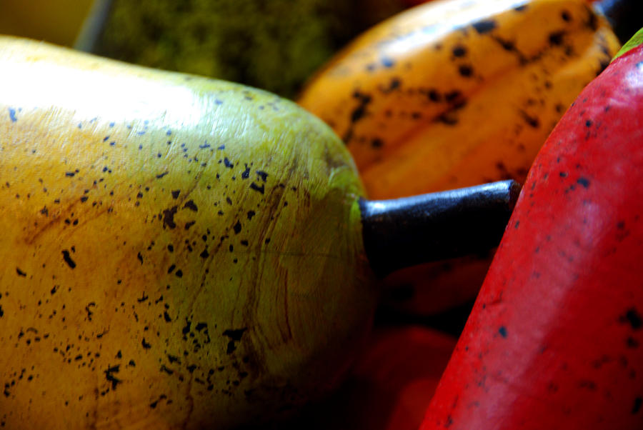 Fruit Photograph - Tropical Wooden Fruits by Valmir Ribeiro