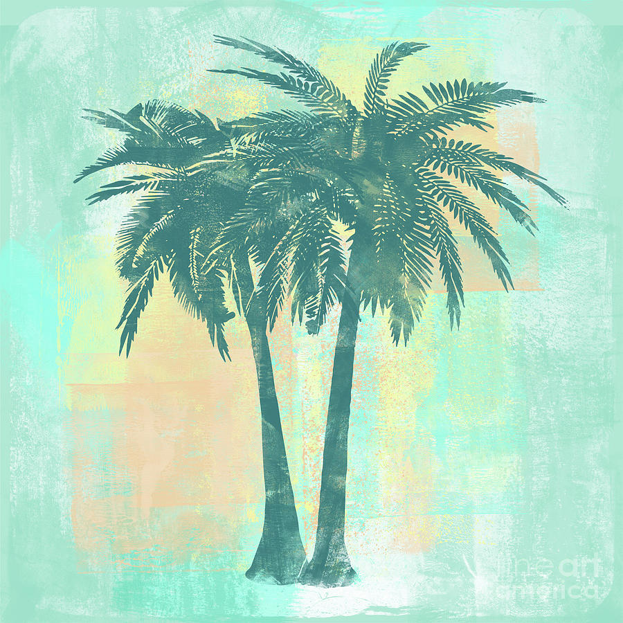 palm tree abstract art