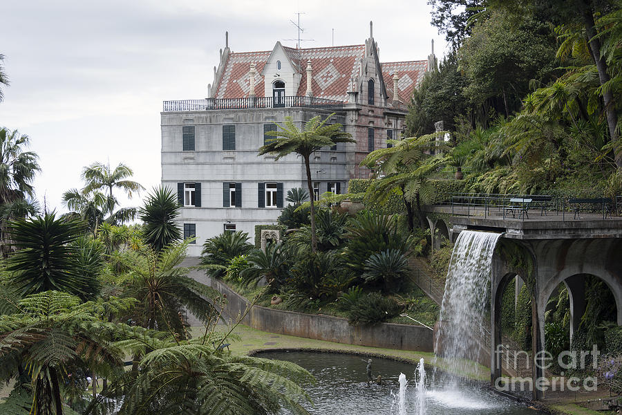 Architecture Photograph - Tropican Monte Palace Garden, Madeira, Portugal. by Compuinfoto  