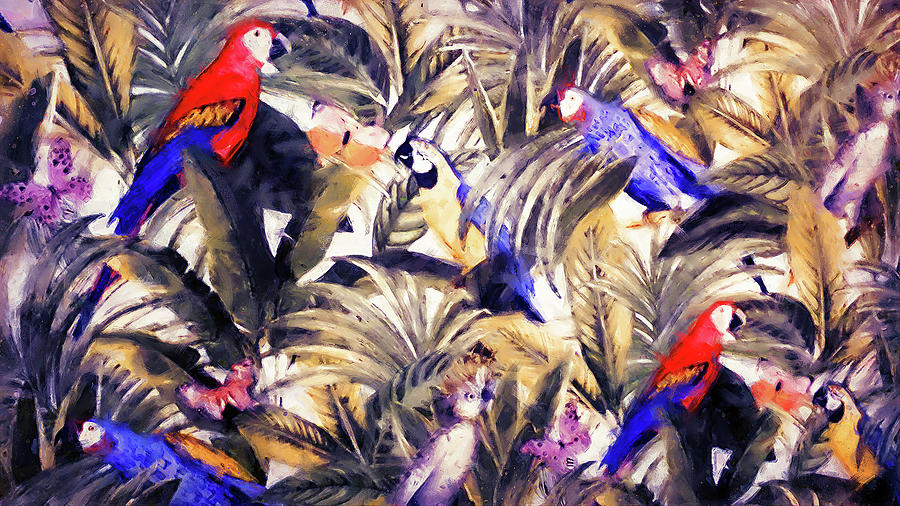 Tropicana - 01  Painting by AM FineArtPrints