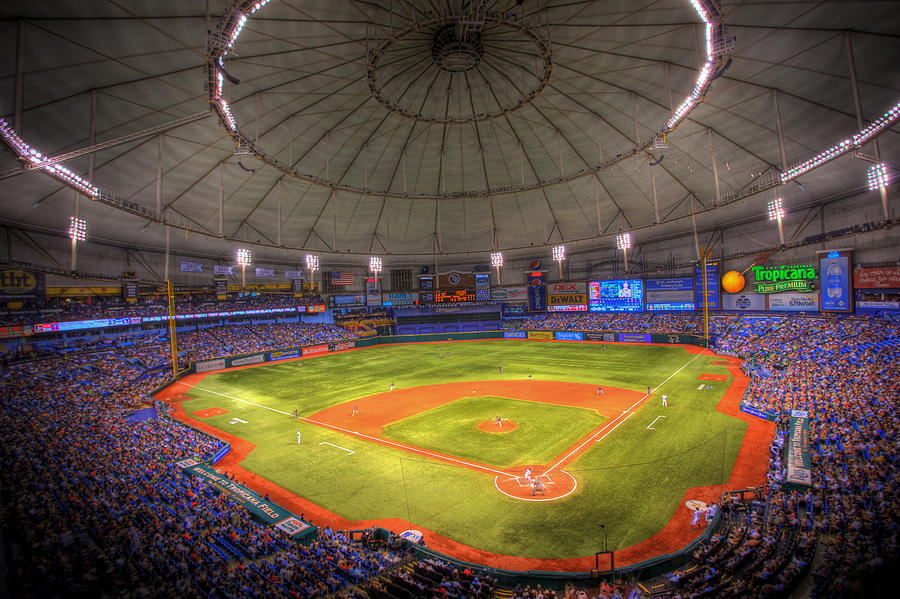Tampa Bay Rays Photograph - Tropicana Field by Shawn Everhart
