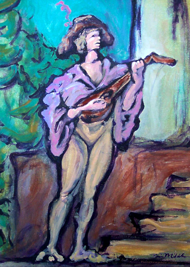 Troubadour Painting