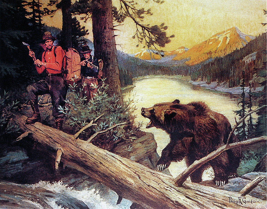 Trouble At The Crossing Painting by Philip R Goodwin