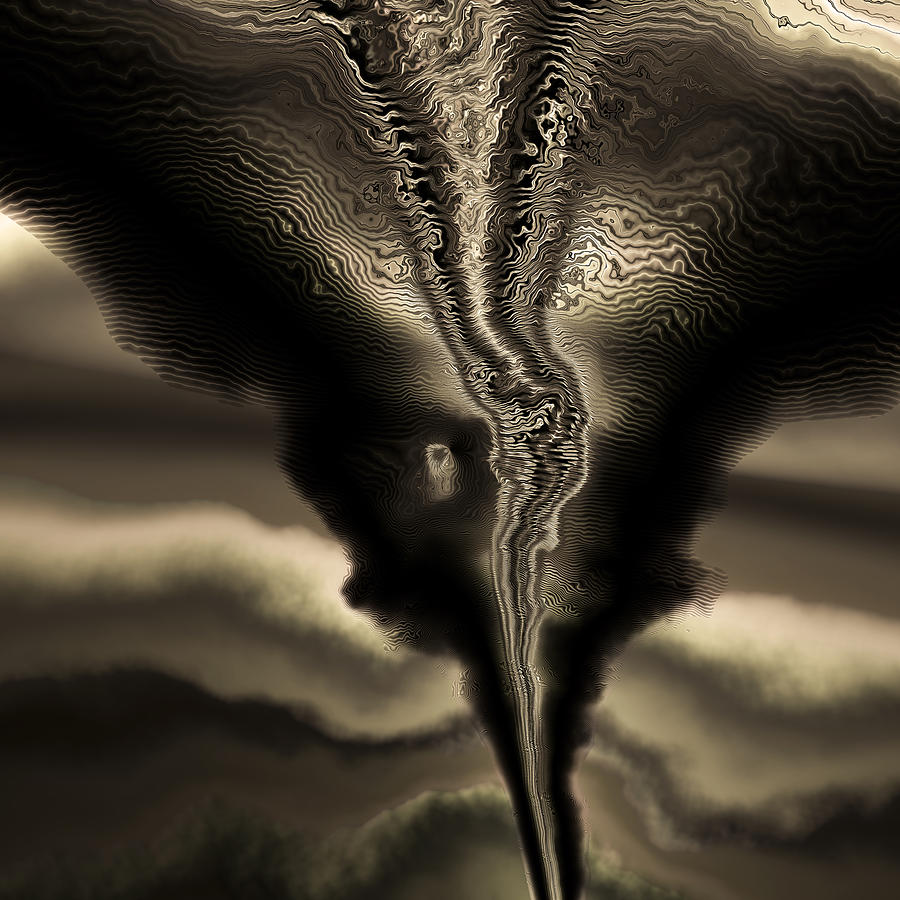 Trouble Brewing Digital Art by Vic Eberly
