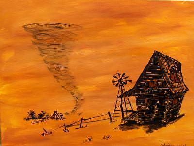 Trouble Coming Painting by Gloria Sheffield Trouble Coming Painting by Gloria Sheffield