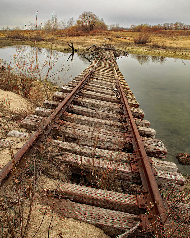 Troubled Tracks Photograph by Kevin Anderson