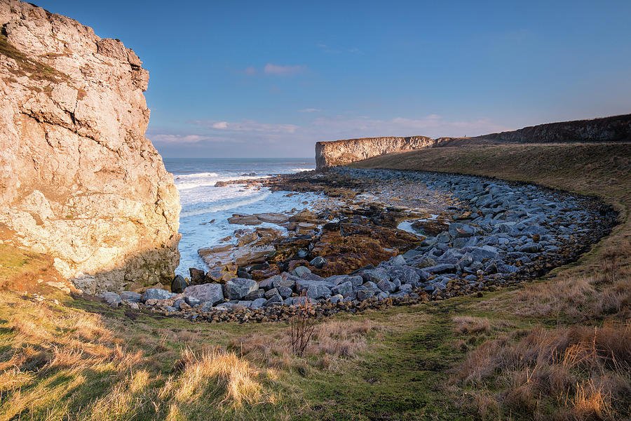 Trow Rocks sea bay Photograph by David Head - Fine Art America