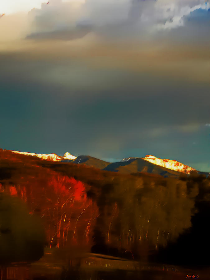 Truchas Peaks Evening Glow  Photograph by Anastasia Savage Ealy