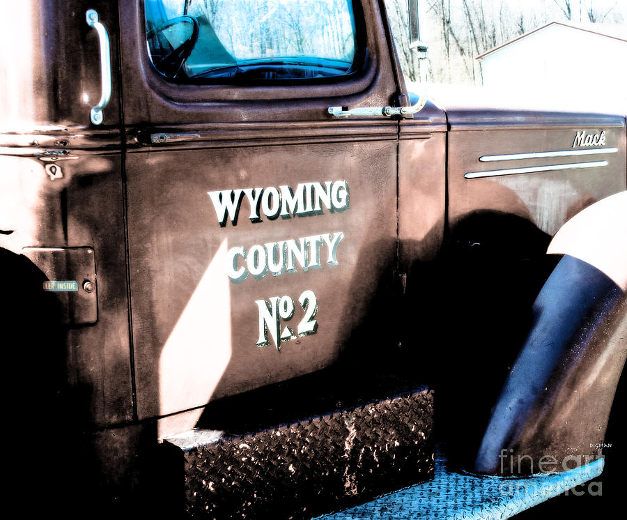 Truck Photograph - Truck from Wyoming  by Steven Digman