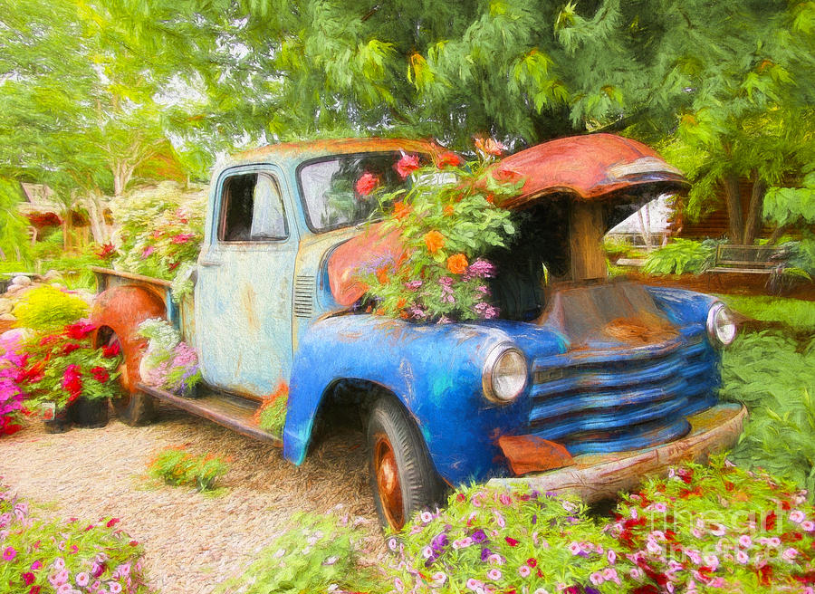 Truckful of Flowers Photograph by Clare VanderVeen