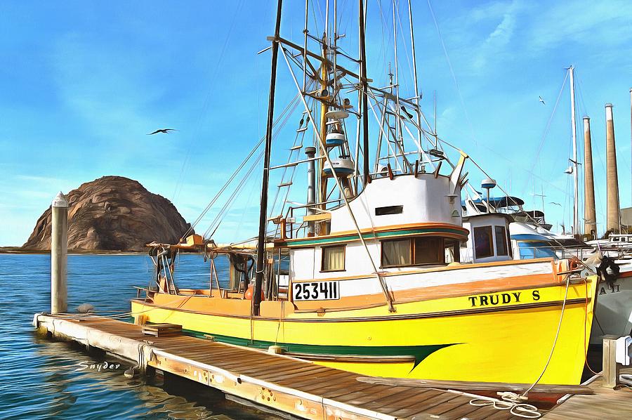 Trudy S Fishing Boat Morro Bay California Photograph by Floyd Snyder