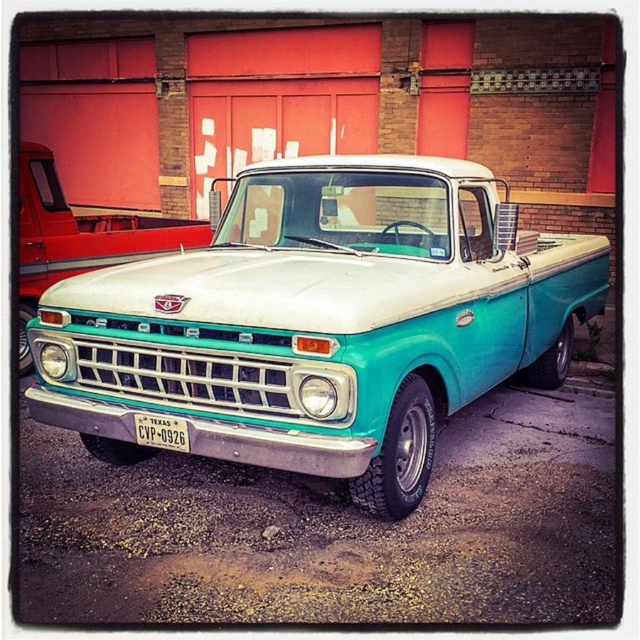 Ford Photograph - True Blue #classiccar #ford by Alexis Fleisig
