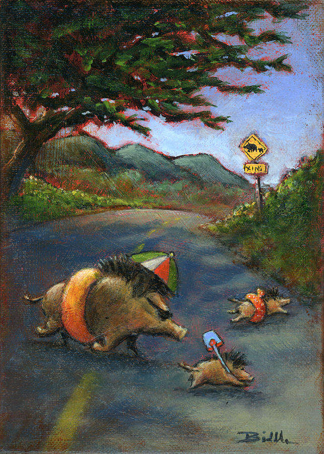 Wildlife Painting - True Story by Meg Biddle