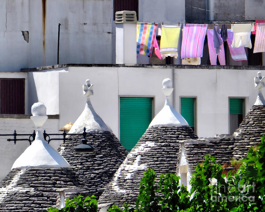 Trulli Laundry by Jennie Breeze Trulli Laundry by Jennie Breeze