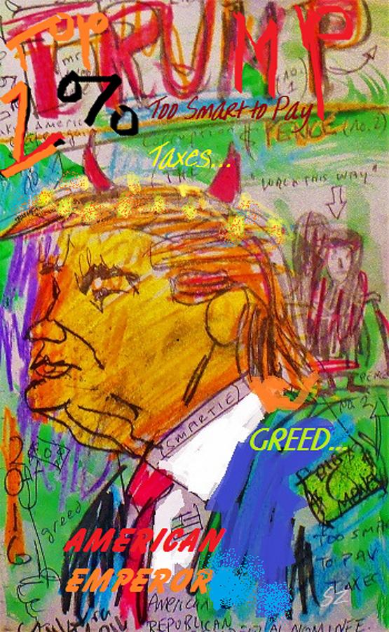 Trump Painting - Trump by Samuel Zylstra