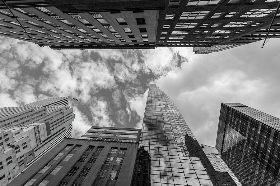 Trump Tower NYC Black and White  Photograph by John McGraw