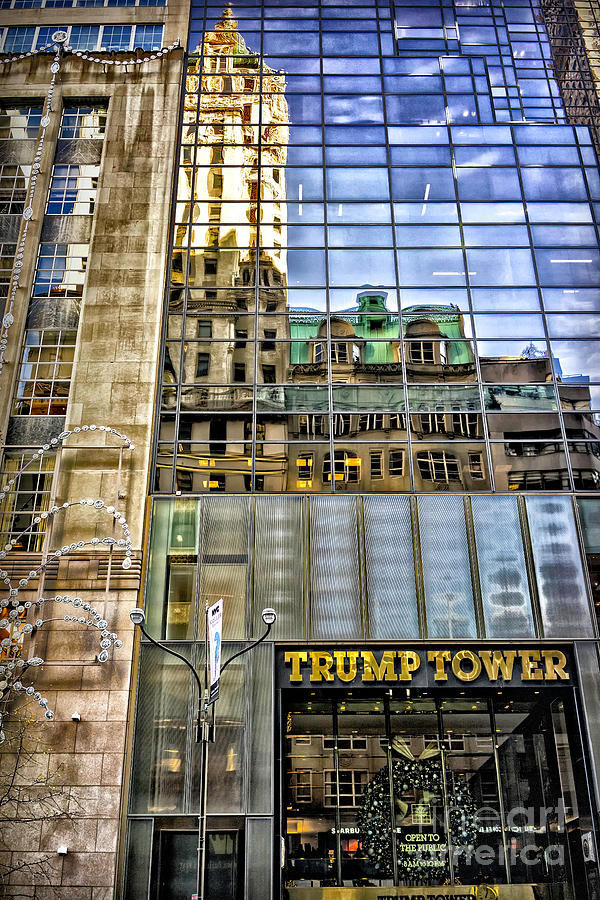 Trump Tower With Reflections Photograph by Walt Foegelle