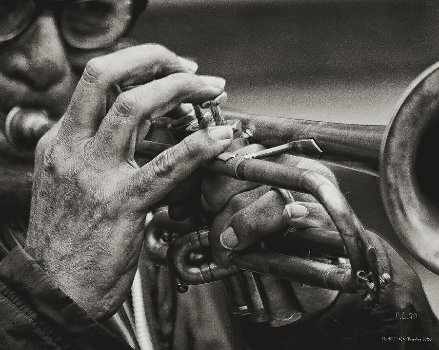 Trumpet Solo Photograph by Pedro L Gili