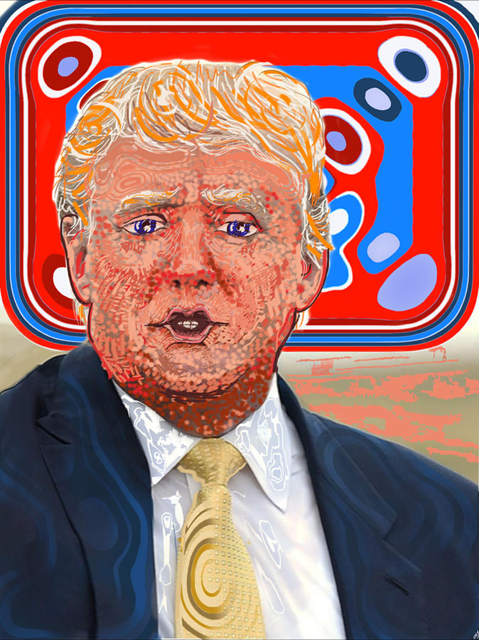 Donald Trump Digital Art - Trumpfffffft  by Stoy Greenwood
