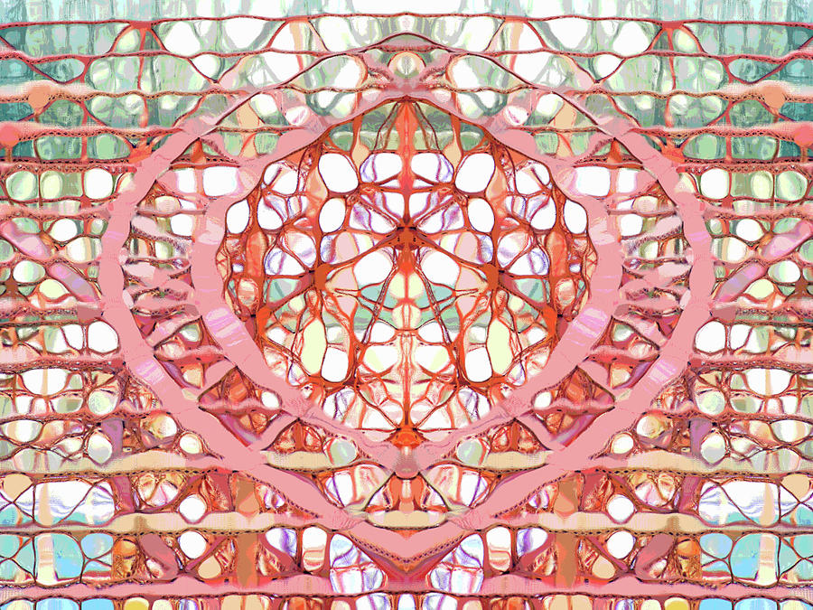 Trust Truss Abstract Digital Art by Mary Clanahan