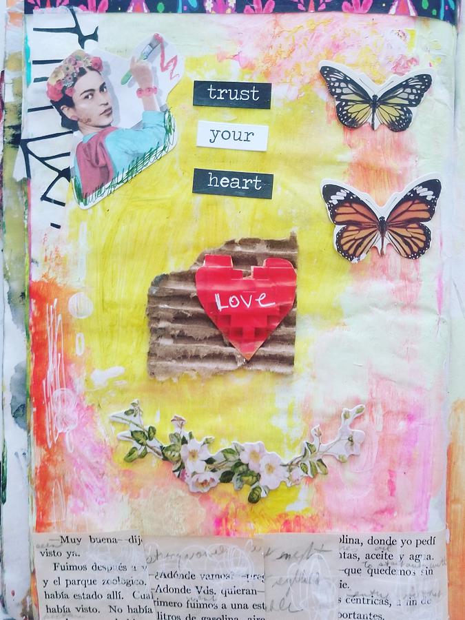 Trust Your Heart Painting by Patricia Byron Trust Your Heart Painting by Patricia Byron