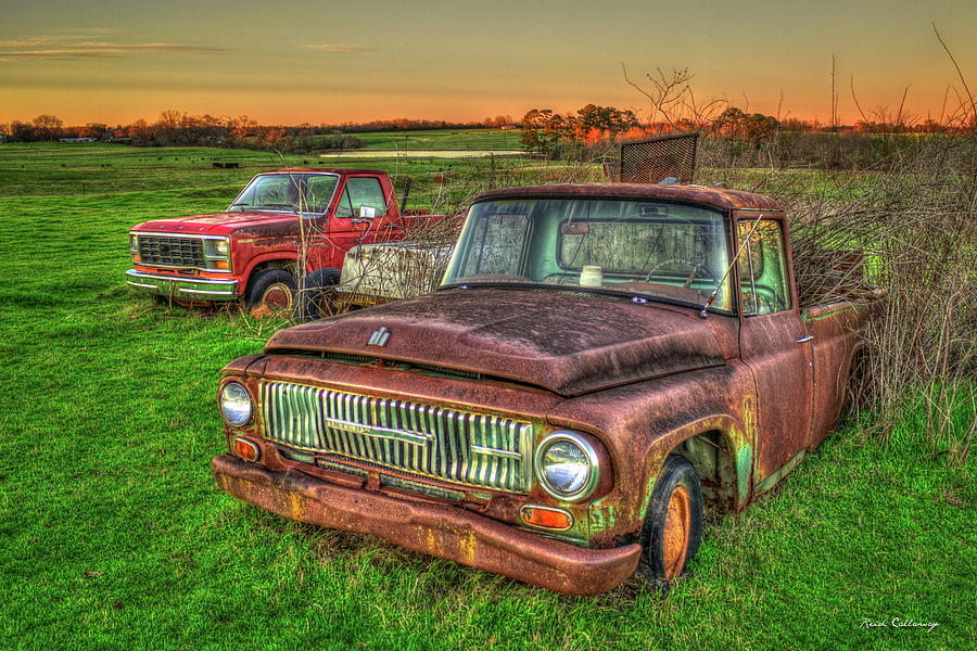 Trusted Old Friend 1965 International Harvester Company Pickup Truck Art  Photograph by Reid Callaway