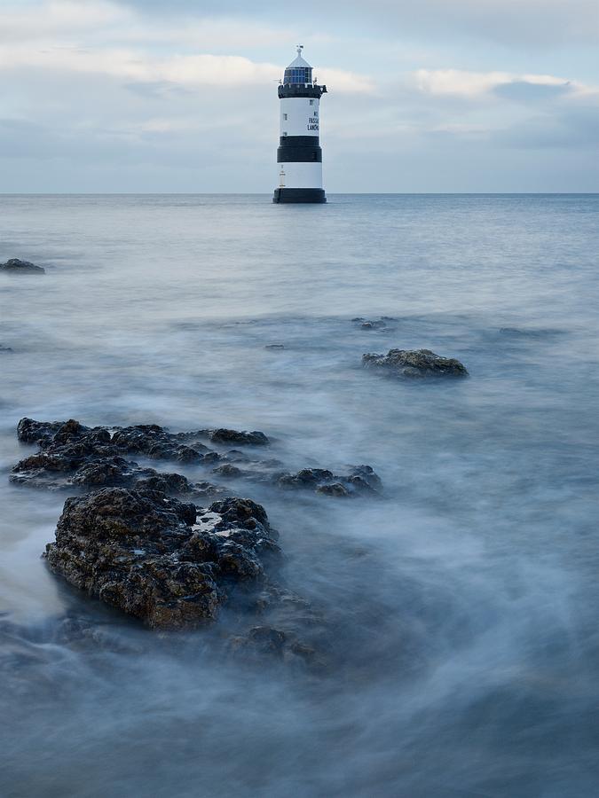 Trwyn Du Lighthouse Photograph by Stephen Taylor