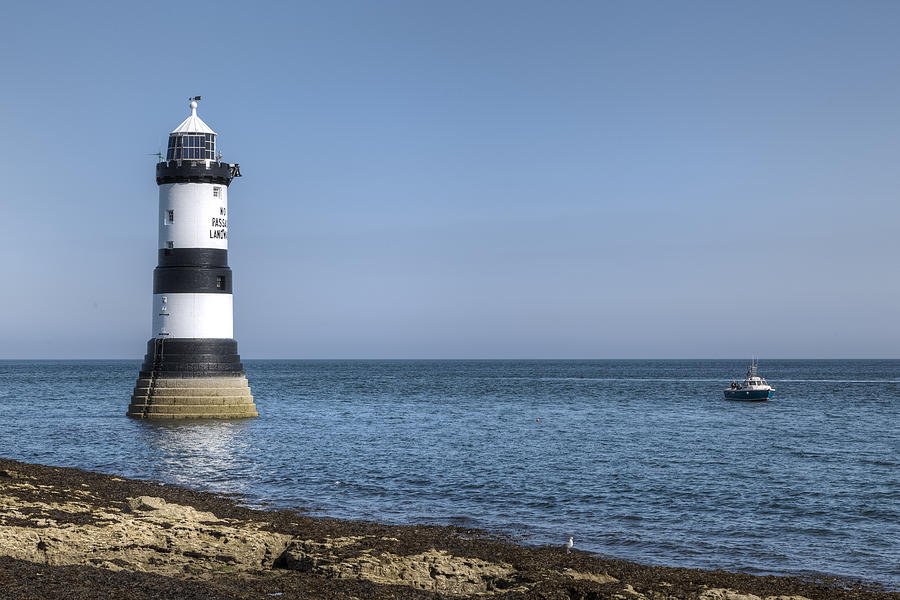 Trwyn Du Lighthouse - Wales Photograph by Joana Kruse