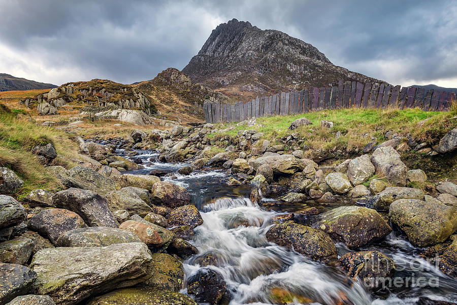 Tryfan Mountain Rapids Snowdonia  Photograph by Adrian Evans
