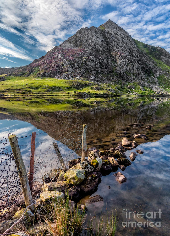 Snowdonia National Park Photograph - Tryfan Reflections by Adrian Evans