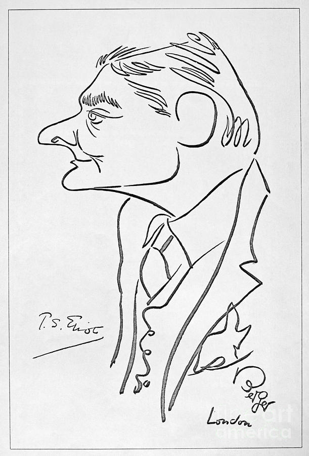 T.s. Eliot (1888-1965) Photograph by Granger