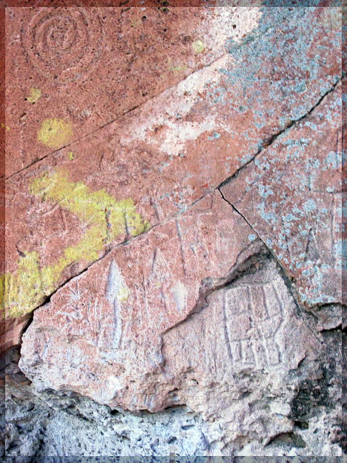 Tsankawi Petroglyphs Photograph by Feather Redfox