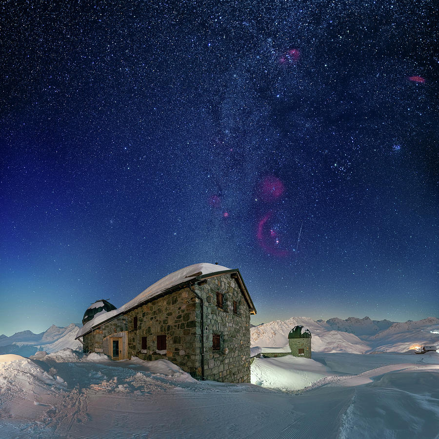 Tschuggen Observatory Photograph by Ralf Rohner
