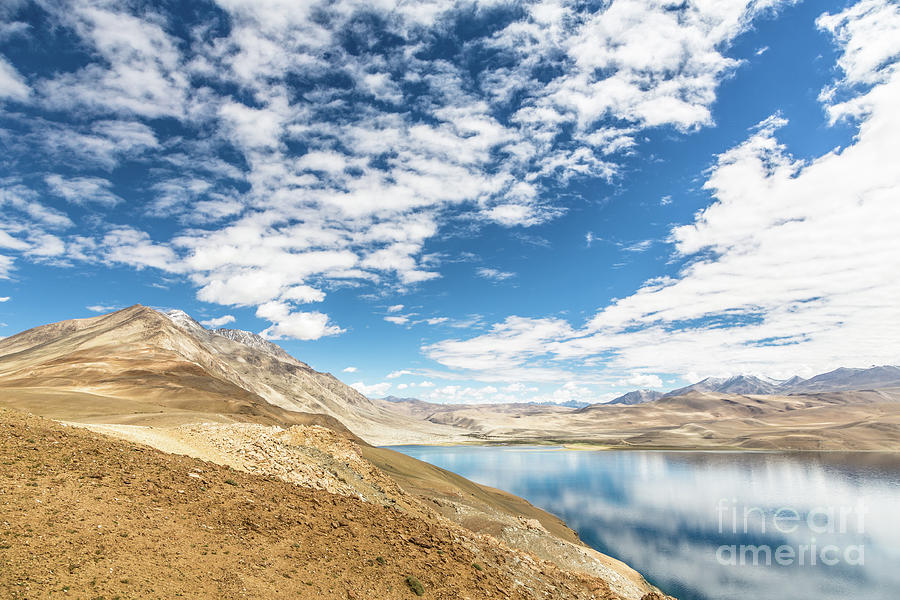 Tso Moriri or lake Moriri in Ladakh, India Photograph by Didier Marti