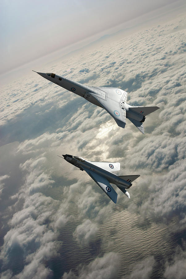 TSR.2 Advanced Bomber and Lightning Interceptor Digital Art by Erik Simonsen