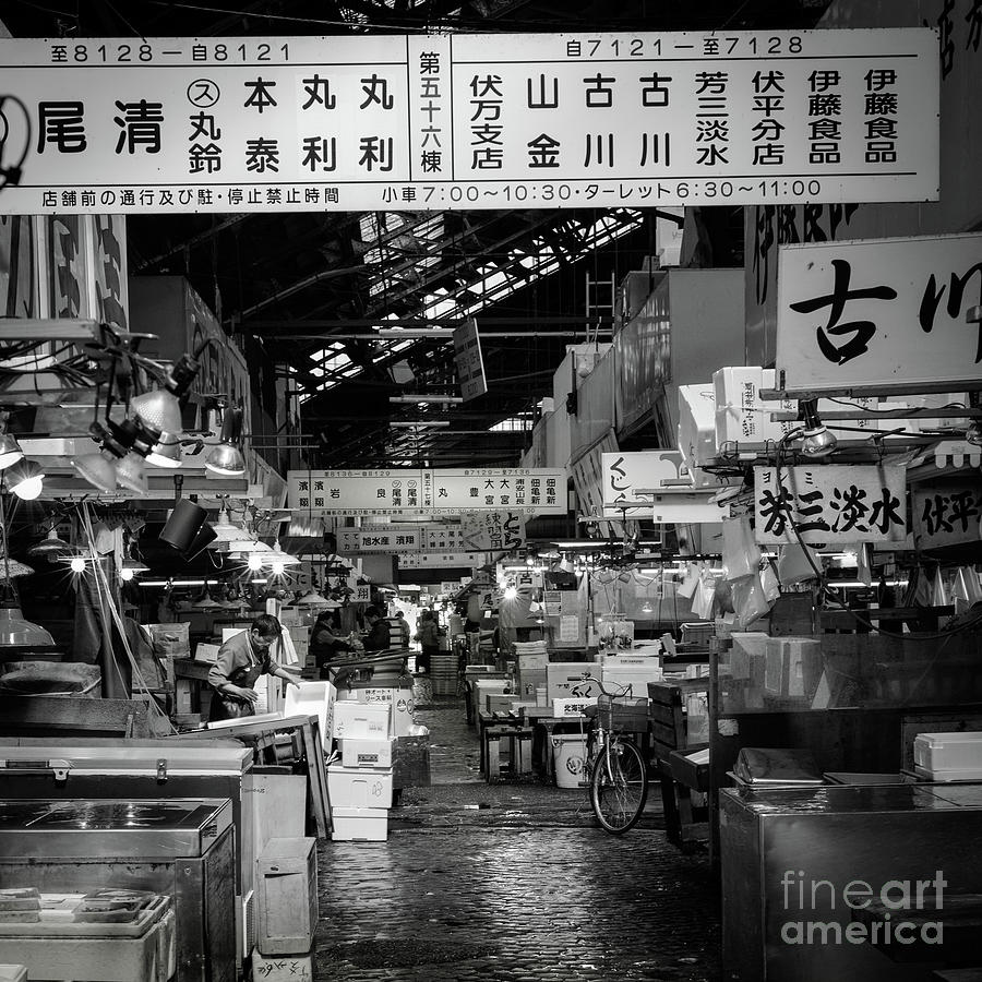 Tsukiji Shijo, Tokyo Fish Market, Japan Photograph by Perry Rodriguez
