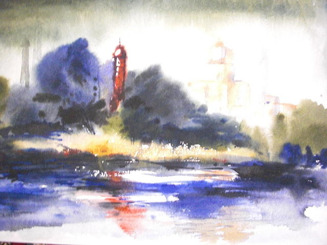 Tsunami Painting by Renu  Shahi