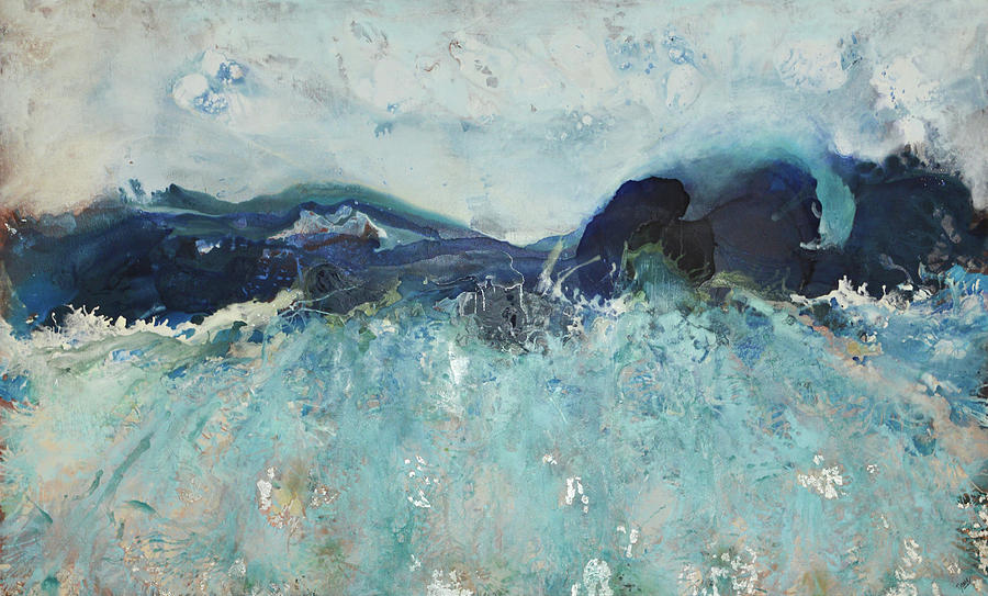 Tsunami Wave Painting by Gillian Deane - Fine Art America