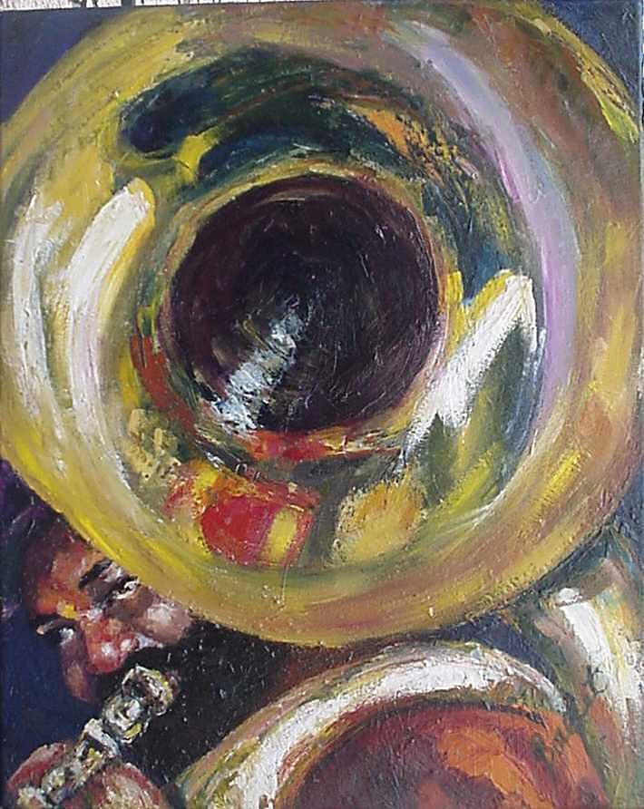 Tuba Fats Painting by Beverly Boulet
