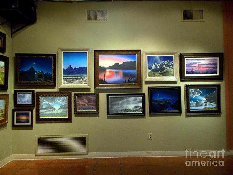 Tubac Center Of The Arts Photograph - Tubac Art Display by Jerry Bokowski