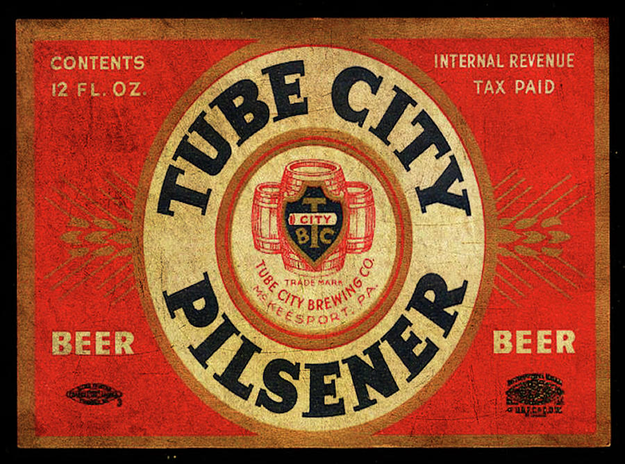 Tube City Pilsner Digital Art by Greg Sharpe