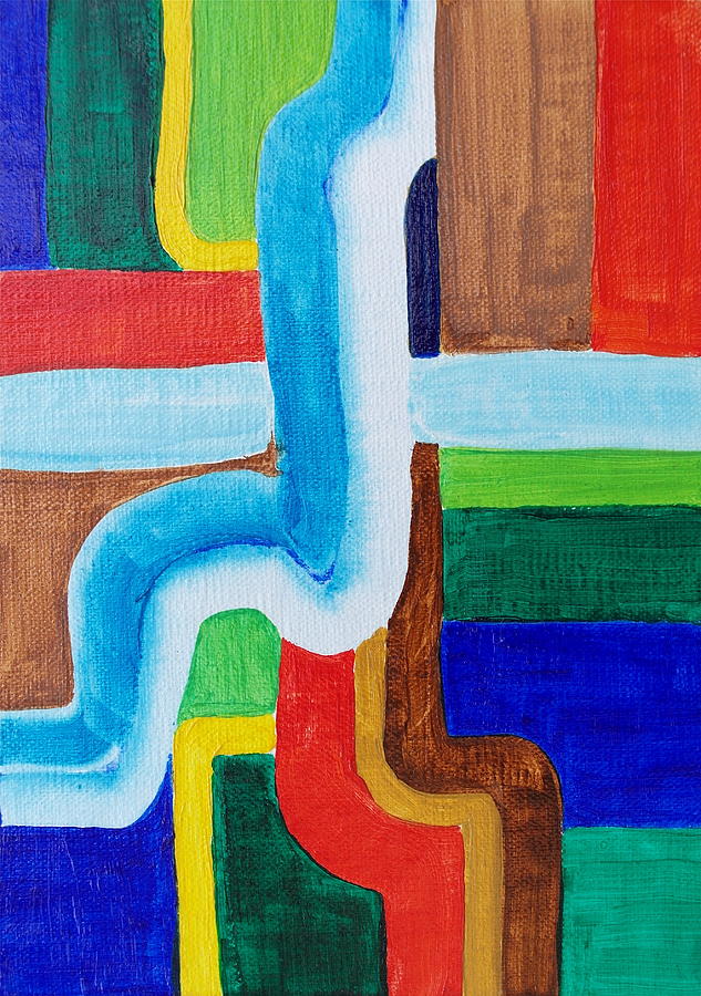 Tubular Painting by Michele Myers