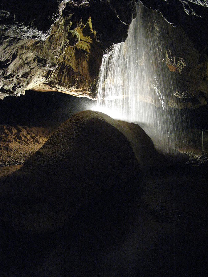 Tuckaleechee Cavern Waterfall Photograph by Brittany Horton - Fine Art ...