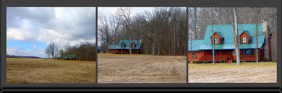 Farm Photograph - Tucked Into The Woods by Tina M Wenger