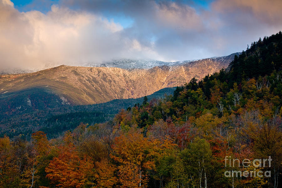 Tuckermans Ravine in Autumn Photograph by Susan Cole Kelly