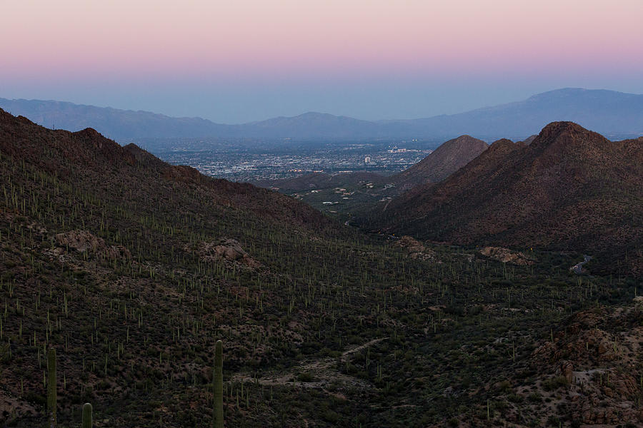 Tucson From Gates Pass Photograph by Billy Bateman